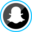 Social, media, Ghost, corporate, Logo, Snapchat DarkSlateGray icon