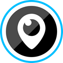 media, corporate, Social, Periscope, Logo DarkSlateGray icon