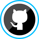 Github, corporate, Logo, media, Social DarkSlateGray icon