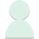Human, speak, communicate, profile Gainsboro icon