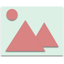 mountain, Draw, picture Gainsboro icon