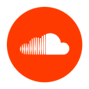 Cloud, Social, Soundcloud, music, media OrangeRed icon