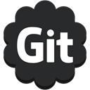 Social, Flower, round, media, Git, Github DarkSlateGray icon