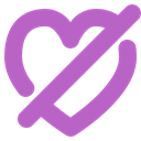 Heart, Disabled, feelings, Appreciate, love, Like MediumOrchid icon