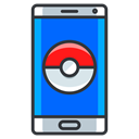 phone, pokemon, Mobile, technology, play, Game, Go Black icon