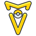 zapdos, play, Go, pokemon, Pokeball, Game Black icon