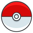 pokemon, Game, Pokeball, play, Go Red icon