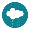 Cloud, Citycons, weather, rainy, Rain DarkCyan icon