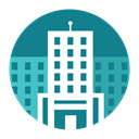 city, corporate, Building, Citycons DarkCyan icon