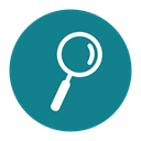 search, Find, magnify, Citycons DarkCyan icon