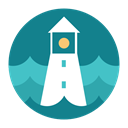 help, Citycons, Lighthouse DarkCyan icon