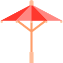 japanese, oriental, Umbrella, traditional, Wagasa Black icon