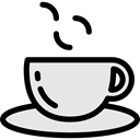 drinks, hot drink, food, Coffee, Coffee Shop Gainsboro icon