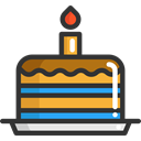 cake, birthday, Bakery, Birthday Cake, food, Dessert, Celebration, Food And Restaurant DarkSlateGray icon