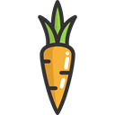 organic, Healthy Food, vegetarian, Food And Restaurant, food, Carrot, vegetable, diet, vegan Black icon