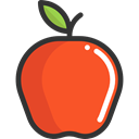 organic, Healthy Food, Fruit, food, vegan, diet, vegetarian, Apple, Food And Restaurant Tomato icon