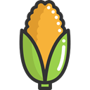 Cereal, vegan, vegetarian, Food And Restaurant, food, organic, diet, Healthy Food, corn Black icon