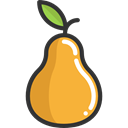 food, Healthy Food, Fruit, vegan, diet, vegetarian, Food And Restaurant, pear Black icon