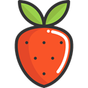 Healthy Food, Food And Restaurant, Fruit, vegan, food, diet, strawberry, organic, vegetarian Tomato icon