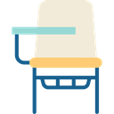 studying, High School, education, Desk Chair, student AntiqueWhite icon