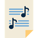 musical note, Sheet Music, music, score, Quaver AntiqueWhite icon