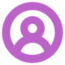 Circle, Avatar, user, profile, Face, Human MediumOrchid icon