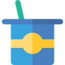 food, Dessert, sweet, Yogurt, Milky, Food And Restaurant SteelBlue icon