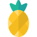 pineapple, organic, Food And Restaurant, Foods, Fruit, Healthy Food, fruits, food, natural Goldenrod icon