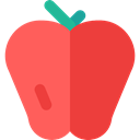 Fruit, vegetarian, vegan, diet, Food And Restaurant, organic, Apple, food, Healthy Food Tomato icon