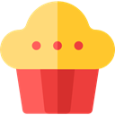 baked, sweet, food, Dessert, Bakery, Food And Restaurant, cupcake, muffin Tomato icon