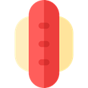 Food And Restaurant, Sausage, junk food, Fast food, food, Hot Dog Tomato icon