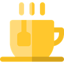 Chocolate, Tea Cup, food, tea, hot drink, mug, Food And Restaurant, Coffee Gold icon