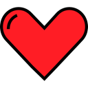 shapes, lover, interface, Heart, Like, loving, Love And Romance, Peace, Shapes And Symbols Crimson icon