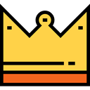 king, Chess Piece, miscellaneous, Royalty, Queen, crown SandyBrown icon