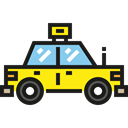 transportation, transport, Car, Cab, vehicle, Automobile Black icon