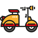 transport, Automobile, Motorbike, transportation, Motorcycle, vehicle Black icon
