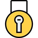 security, privacy, Block, padlock, Lock, Tools And Utensils SandyBrown icon