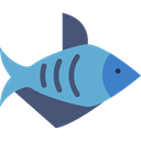 Animal, Aquatic, Sea Life, Aquarium, Animals, fish Black icon