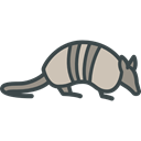 zoo, Animal Kingdom, Animals, Armadillo, Wild Life Black icon