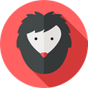 hedgehog, Wild Life, Animal Kingdom, zoo, Animals Tomato icon