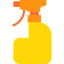cleaner, Spray, washing Gold icon
