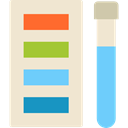 medical, education, science, testing, Test Tube AntiqueWhite icon