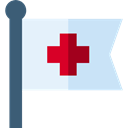 emergency, red cross, flags, Healthcare And Medical, Maps And Flags, medical, Peaceful, health, flag, Flag Symbol Lavender icon