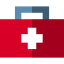 hospital, medical, Health Care, Healthcare And Medical, doctor, first aid kit Crimson icon