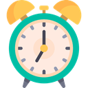 alarm clock, timer, Tools And Utensils, Clock, time MistyRose icon