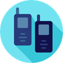 frequency, police, Communication, Communications, walkie talkie, technology SkyBlue icon