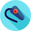 Headset, Communication, technology, Communications, Device, Call center SkyBlue icon