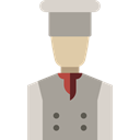 job, Food And Restaurant, Avatar, Professions And Jobs, Chef, kitchen, profession, people, Restaurant, Cooker, Cook DarkGray icon