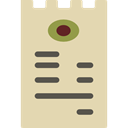 Ticket, receipt, payment, invoice, commerce, Bill, Business And Finance, Business Wheat icon