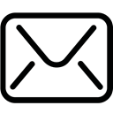 mail, Letter, Message, Email Black icon